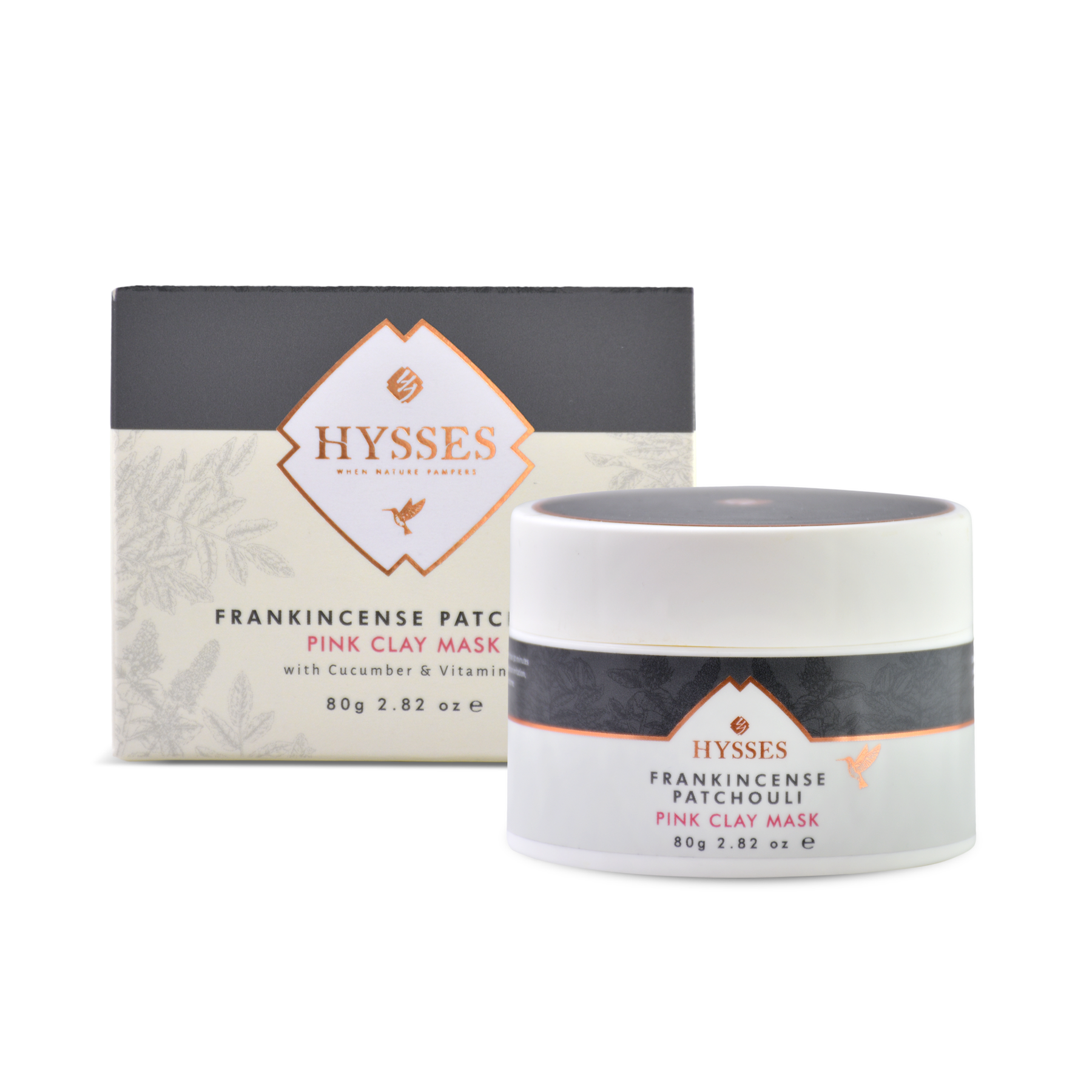Frankincense Patchouli Pink Clay Mask - HYSSES