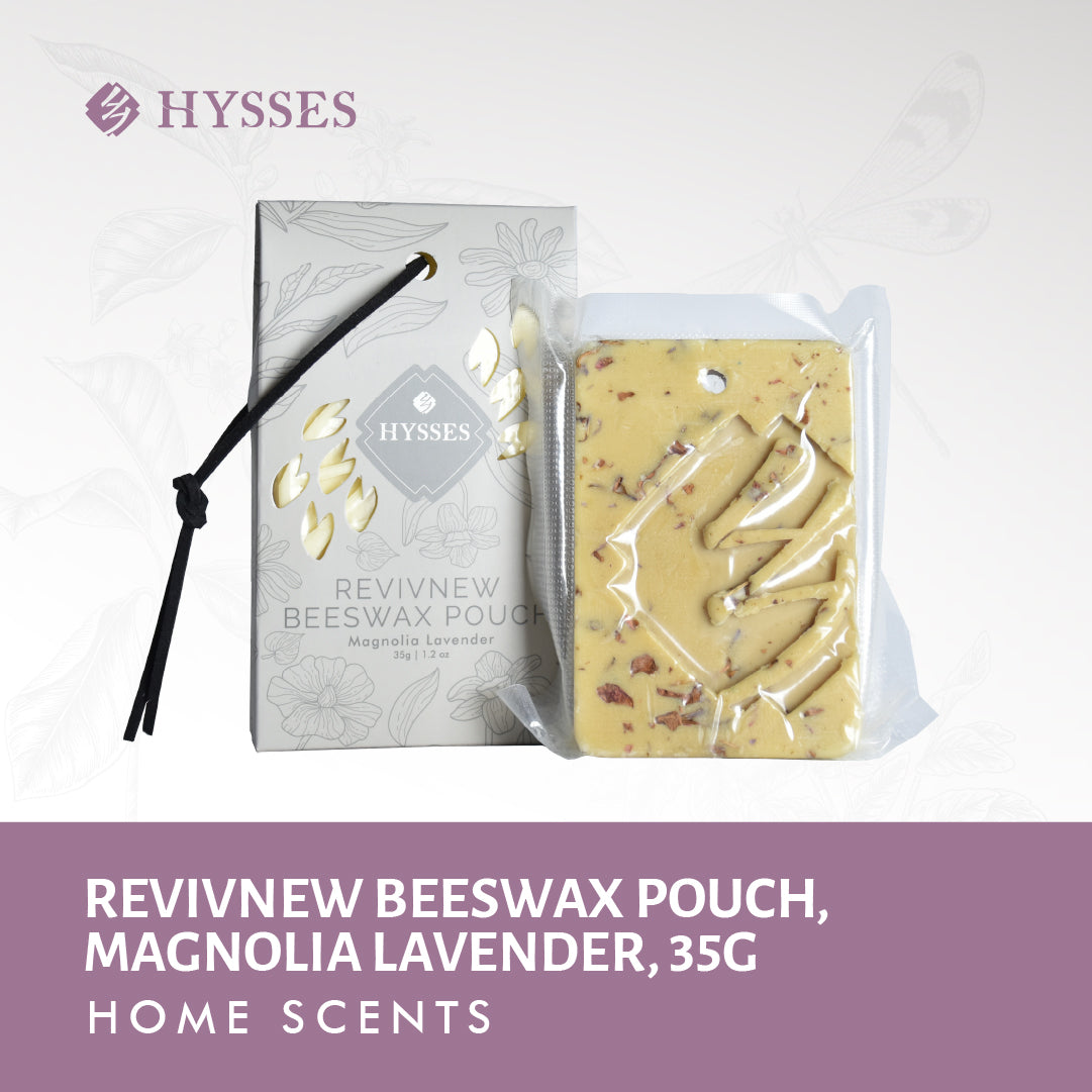 RevivNew Beeswax Pouch, Magnolia Lavender