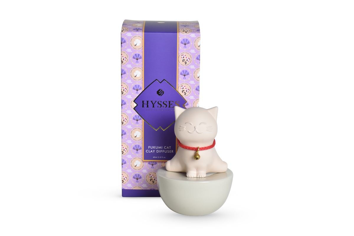 Clay Diffuser Fukumi Cat, 60ml