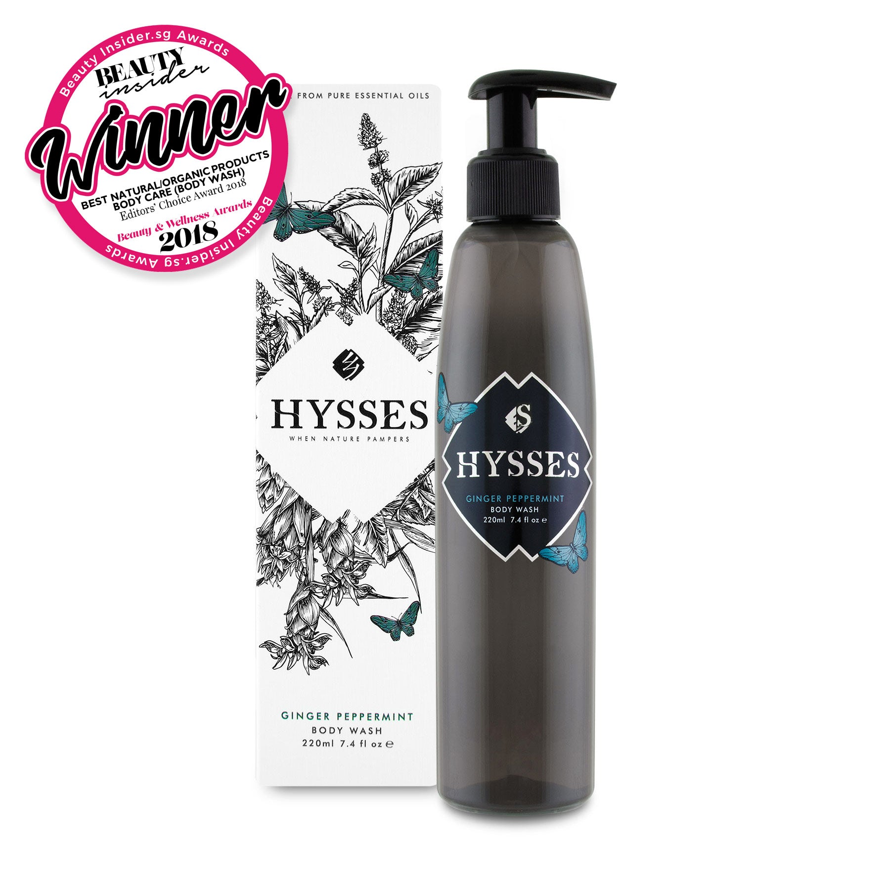 Body Wash Ginger Peppermint - HYSSES