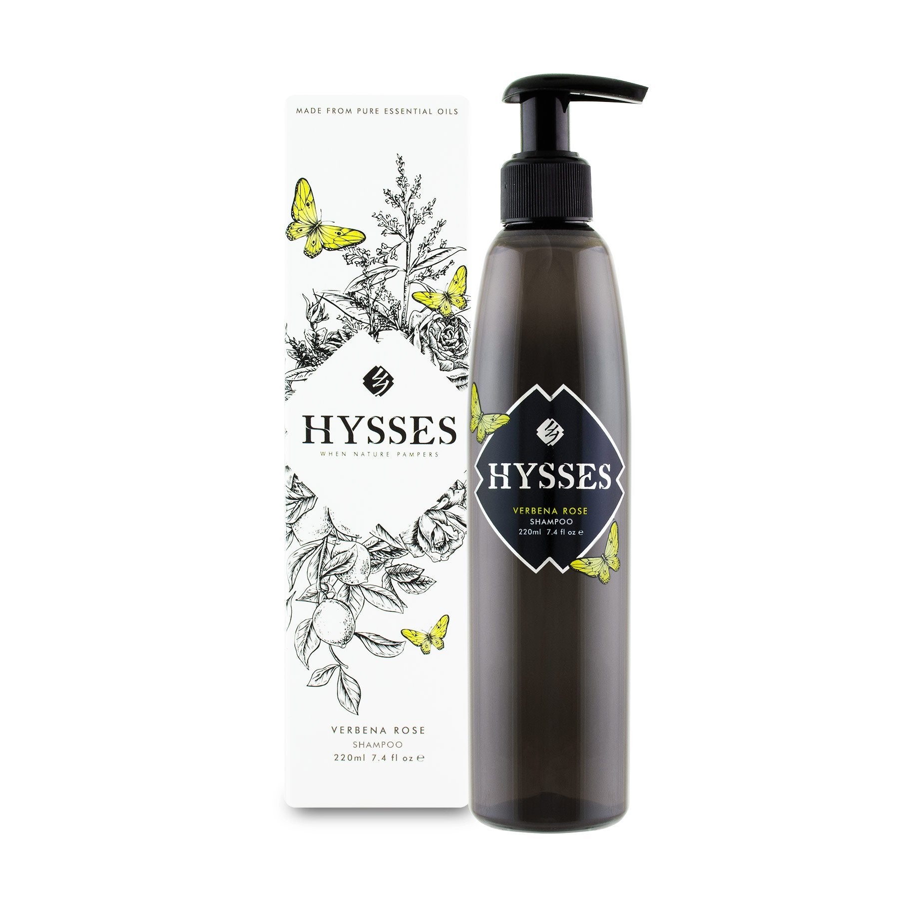 Verbena Rose Shampoo 500ml - HYSSES