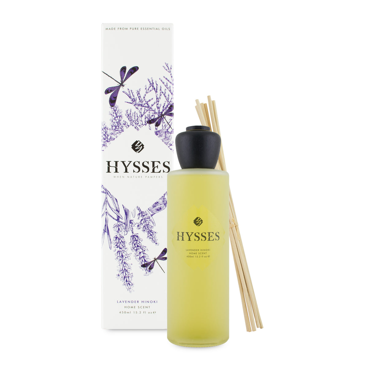 Home Scent Reed Diffuser Lavender Hinoki - HYSSES