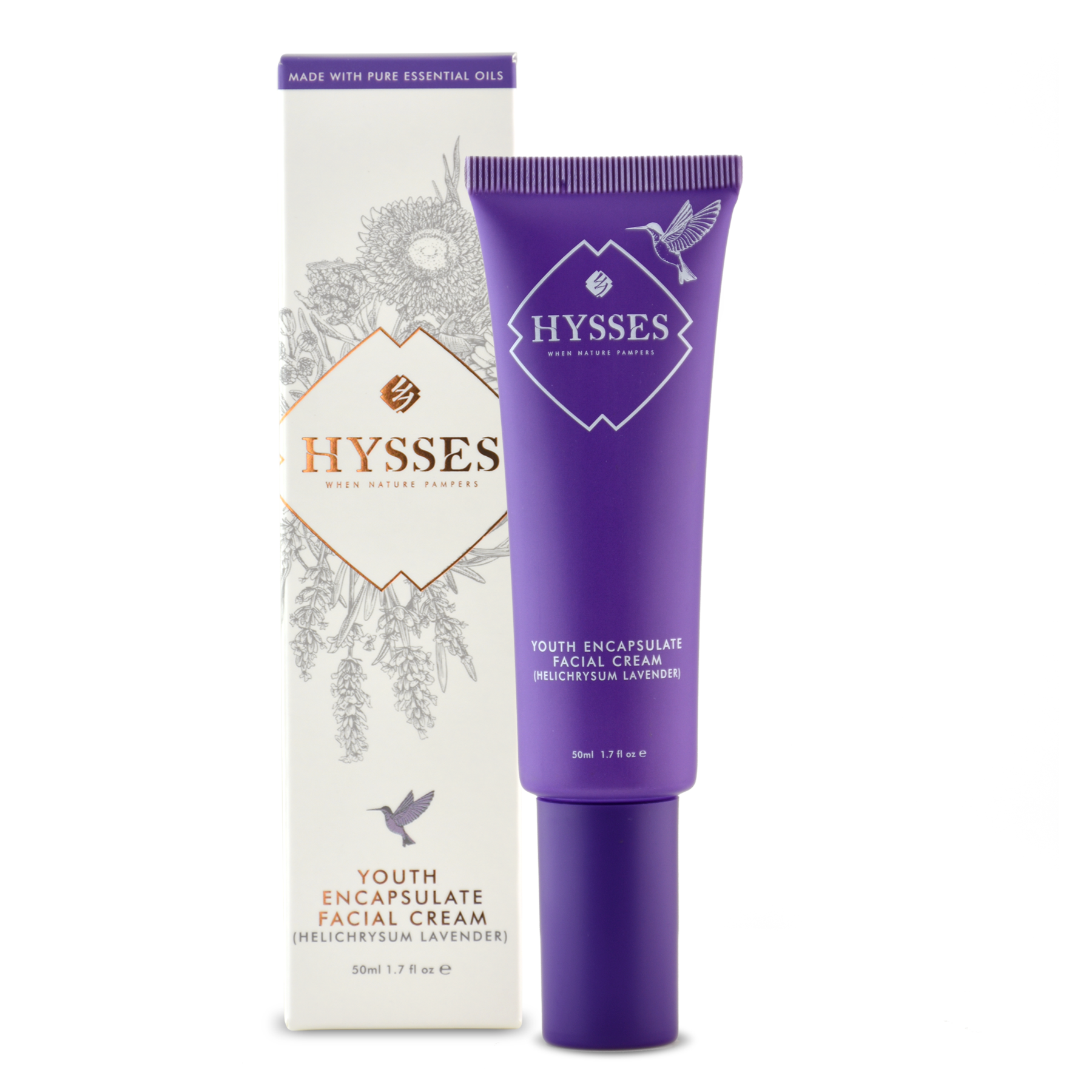 Youth Encapsulate Facial Cream Helichrysum Lavender - HYSSES